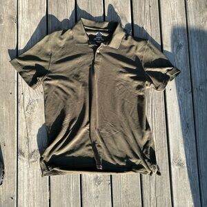 St.‎ John's Bay Olive Green Polo Shirt